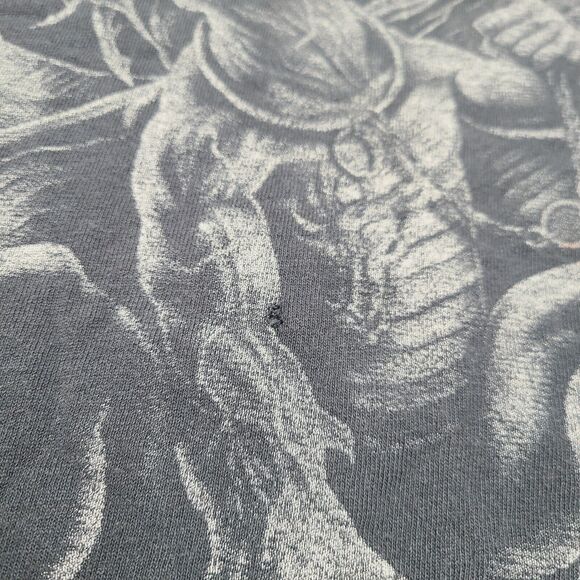 Vintage Dragon Mystical Creature Skull Folktale Graphic T-Shirt Size Small - Picture 3 of 7